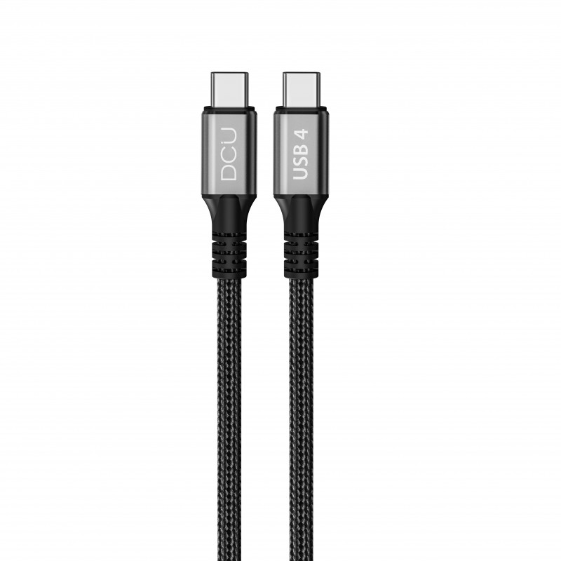 Cable Dcu USB C a USB C 1M 240W/40G negro